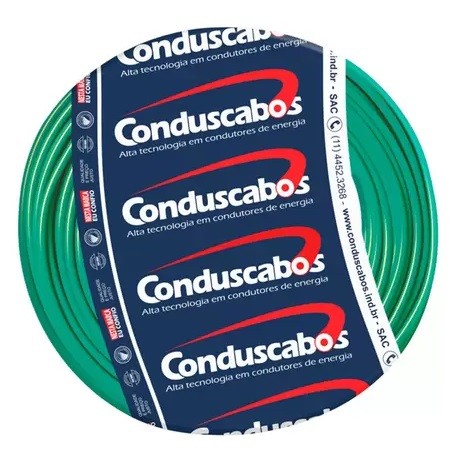 CABO FLEX    6,0MM 1KV VD CONDUSCABOS