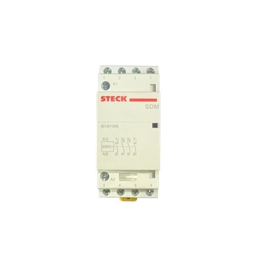 CONTATOR STECK 230V  25A 2NA 2NF 400V MD