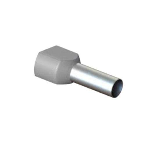 TERMINAL PRE ISOL TUB DUP  4MM CZ ROHDIN
