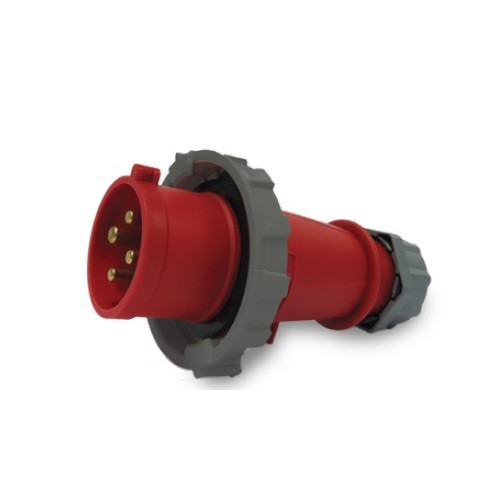 PLUG 380V 3P+T  63A 4576 + ANEL SOPRANO