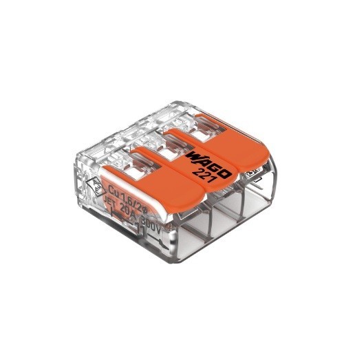 CONECTOR EMENDA 3P 0,2-4 WAGO TRANS PCT3