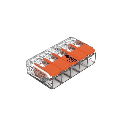 CONECTOR EMENDA 5P 0,5-6 WAGO TRANS PCT3