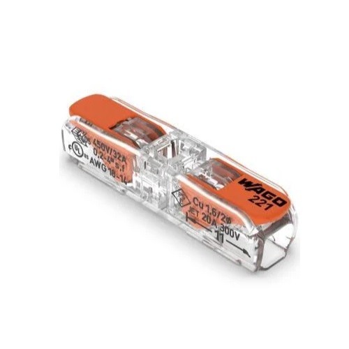 CONECTOR EMENDA LINHA 1P 0,2-4MM  W PCT3